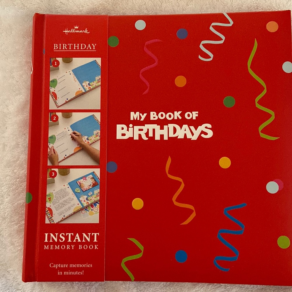 Hallmark Birthday Memory Book NEW
